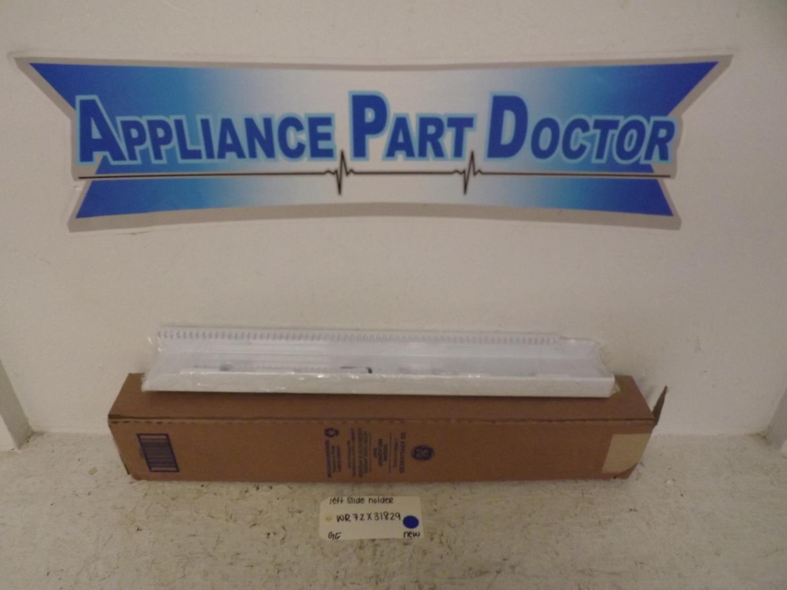 GE Refrigerator WR72X31829 Left Slide Holder New GE Refrigerator WR72X31829 Left Slide Holder New